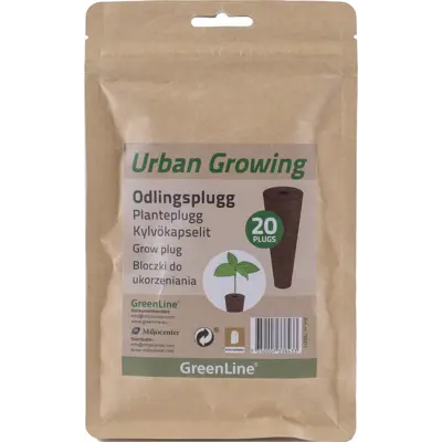 Planteplugg Urban Growing 20 stk