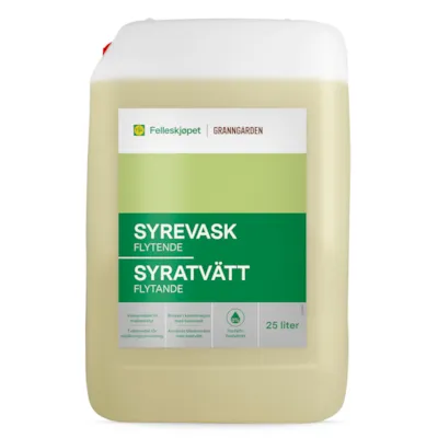 Syrevask flytende 25 L