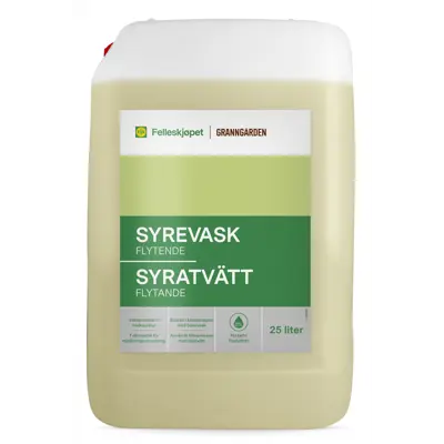 Syrevask flytende 25 L