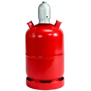 Propanflaske og gass 11 kg stål industri/skrukobling