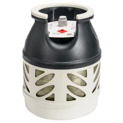 Propanflaske og gass 5 kg kompositt påtrykksventil