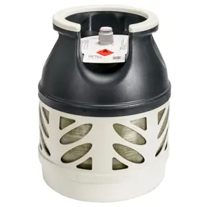 Propanflaske og gass 5 kg kompositt påtrykksventil