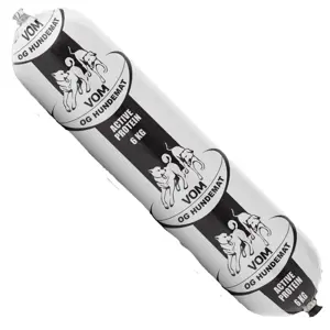 Hundepølse Active proteinrik fullfôr frosset 6 kg