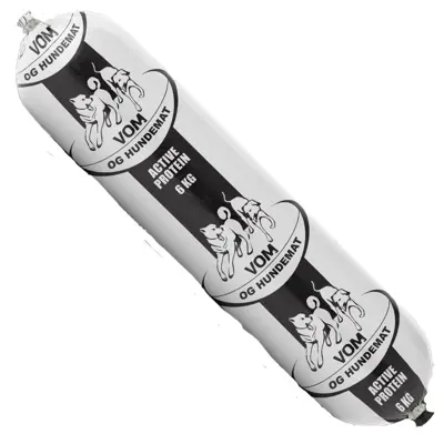 Hundepølse Active proteinrik fullfôr frosset 6 kg