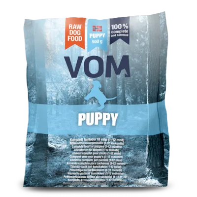 Fullfôr kjøttboller Puppy 560 g