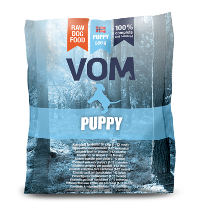 Fullfôr kjøttboller Puppy frosset 560 g