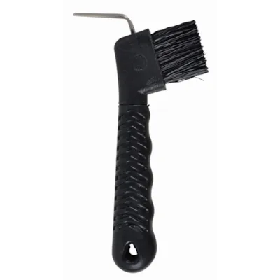 Hovskrape med børste svart