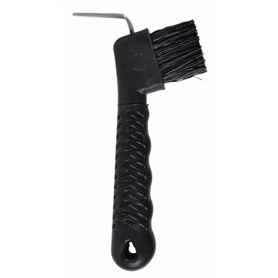 Hovskrape med børste svart