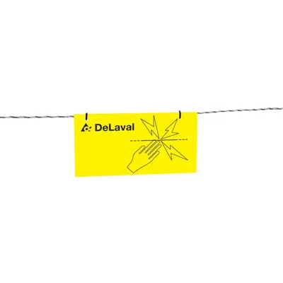 Varselskilt for el-gjerde 4 pk