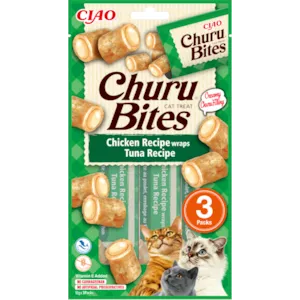 Kattesnacks Wrap kylling-tunfisk 3x30 g