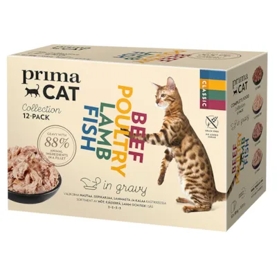 Våtfôr Classic multipakk 12 x 85 g