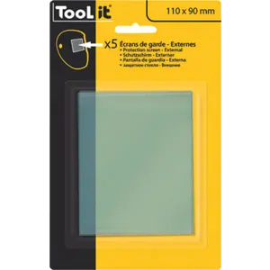 Beskyttelsesglass 110x90 cm 5 stk