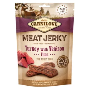 Hundesnacks Jerky kalkun 100 g