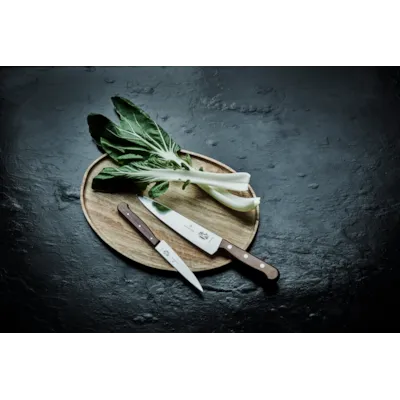 Kokkekniv sett stål og kebony brun, bilde 2