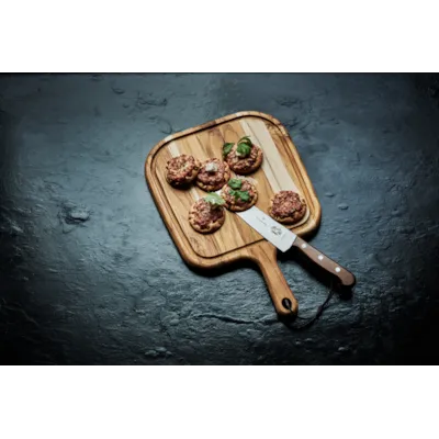 Kokkekniv sett stål og kebony brun, bilde 4