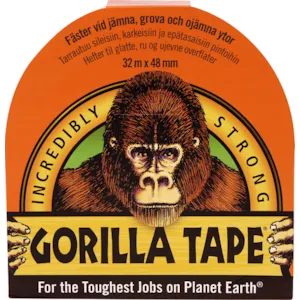 Lerretstape svart 48 mm x 32 m