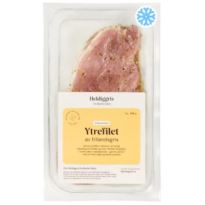 Fryst Ytrefilet Urtemarinert Frilandsgris 360 g
