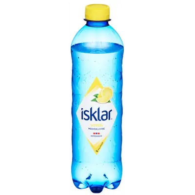 Isklar kullsyrevann sitron 0,5 L