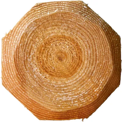 Gjerdestolpe impregnert halv 10x180 cm