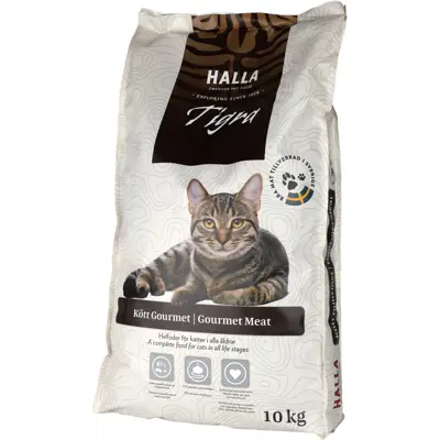 Kattemat Tigra Kjøtt Gourmet 10 kg