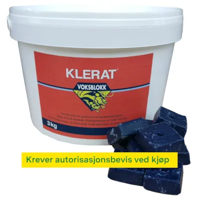Rottegift Klerat 3 kg