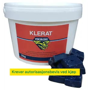 Rottegift Klerat 3 kg