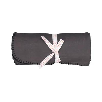 Fleecepledd Sanna grå 125x150 cm