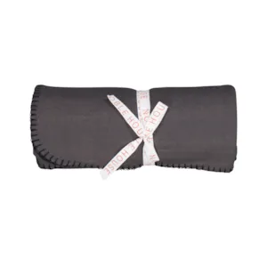 Fleecepledd Sanna grå 125x150 cm