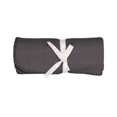 Fleecepledd Sanna grå 125x150 cm