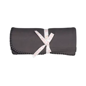 Fleecepledd Sanna grå 125x150 cm