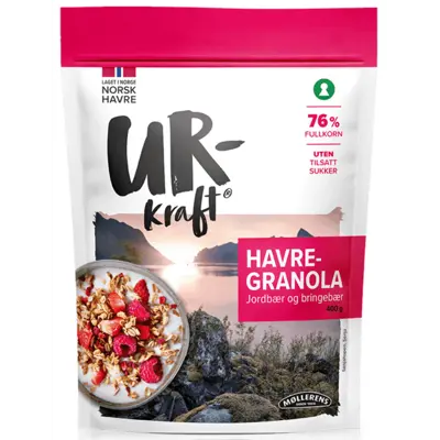 Havregranola jordbær 400 g