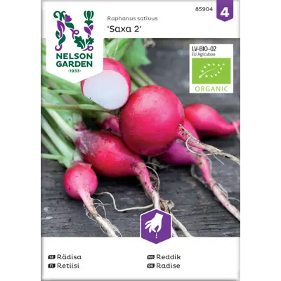 Frø reddik Saxa 2 økologisk