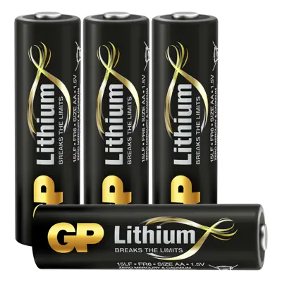 Litium batteri AA 4 pk, bilde 2