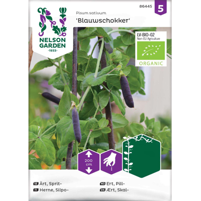 Frø pillert Blauwschokker økologisk