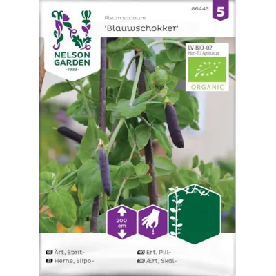 Frø pillert Blauwschokker økologisk