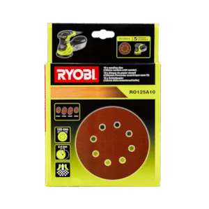 Eksentersliper slipepapir RO125A10 10 stk