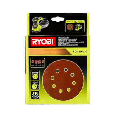 Eksentersliper slipepapir RO125A10 10 stk