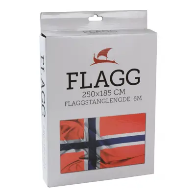 Norsk flagg 250x185 cm