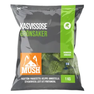 Tilleggsfôr Basic grønnsaker frosset  1 kg