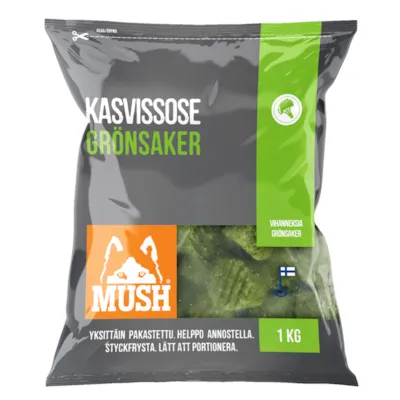 Tilleggsfôr Basic grønnsaker frosset 1 kg