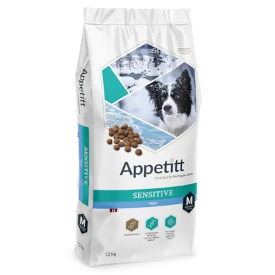 Hundefôr Sensitive Fish Medium Breed 12 kg