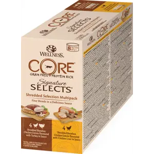 Våtfôr Multipack Shredded Select 8 x 79 g