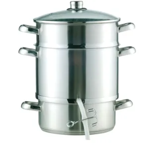 Saftkoker i rustfritt stål 8 L