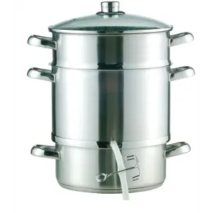 Saftkoker i rustfritt stål 8 L