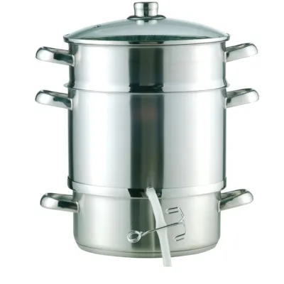 Saftkoker i rustfritt stål 8 L