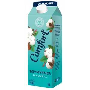 Tøymykner ren bomull 1 L