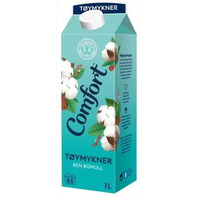 Tøymykner ren bomull 1 L