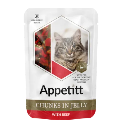 Våtfôr storfekjøtt i gele 12x85 g, bilde 2