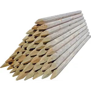 Gjerdestolpe impregnert 8x180 cm 154 stk