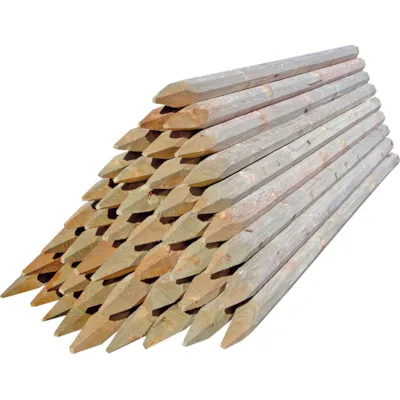 Gjerdestolpe impregnert 8x180 cm 154 stk